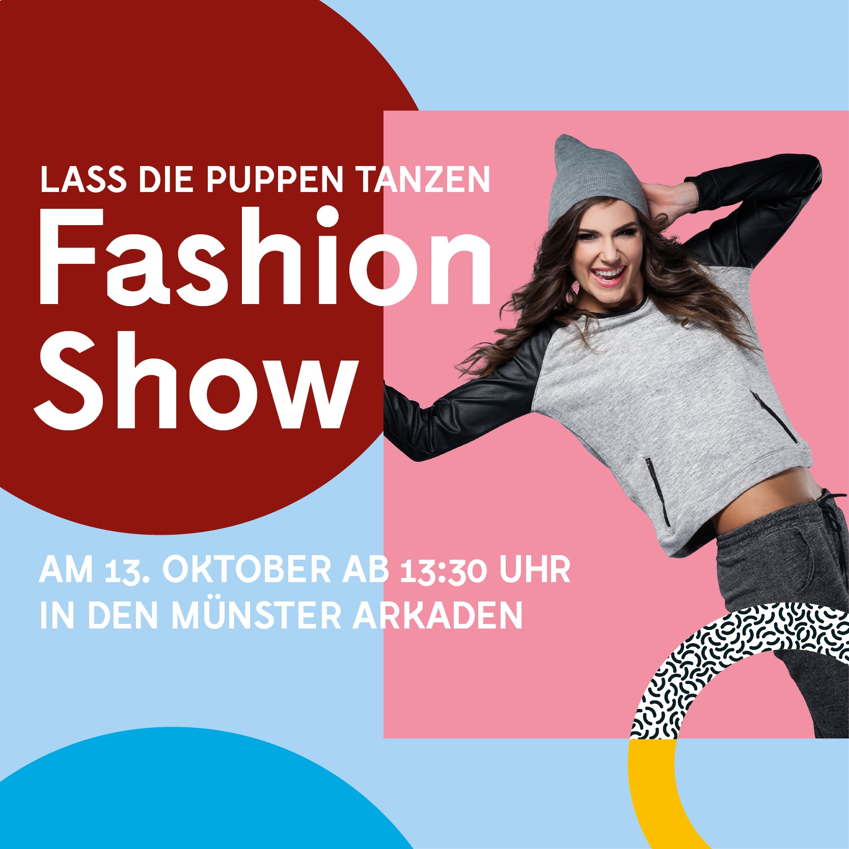 Fashion Show puppen tanzen Münster Arkaden
